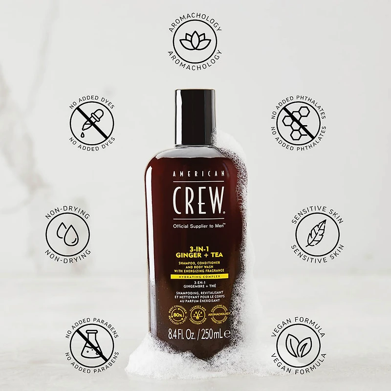 AMERICAN CREW 3-In-1 Ginger + Tea