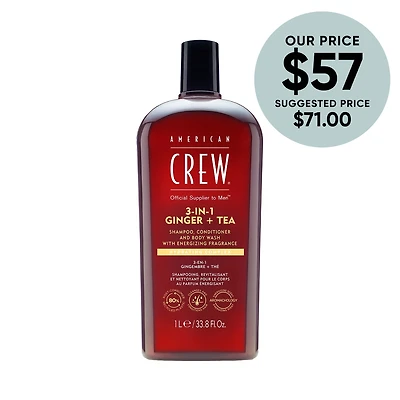 AMERICAN CREW 3-In-1 Ginger + Tea