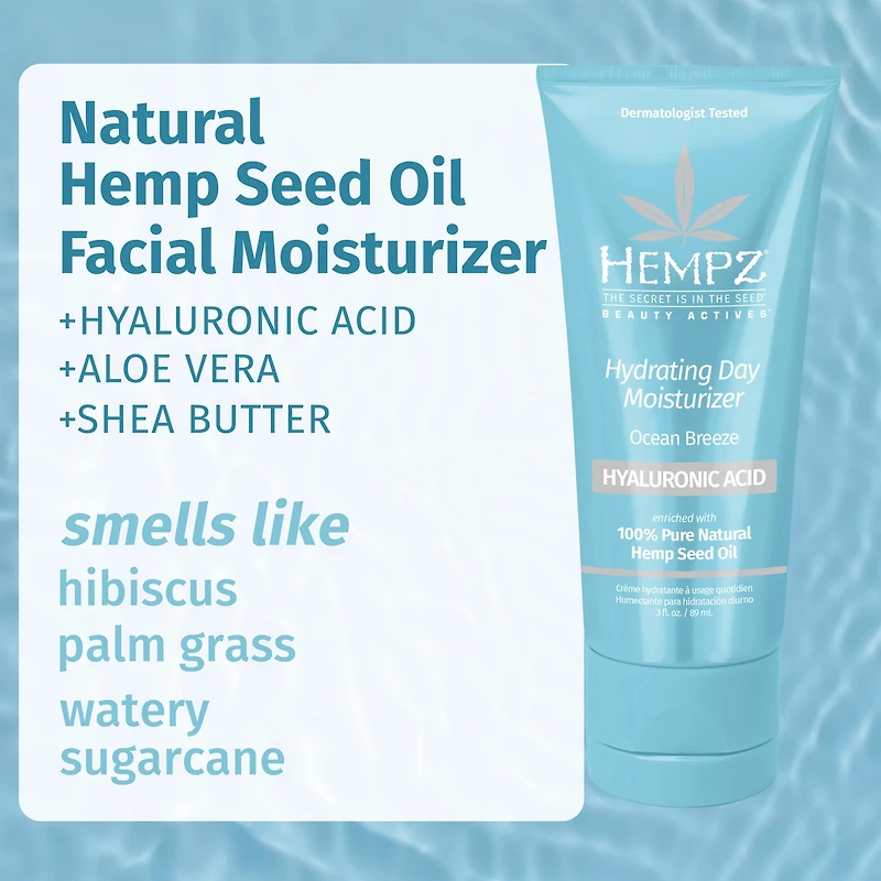 HEMPZ Beauty Actives Hydrating Day Facial Moisturizer