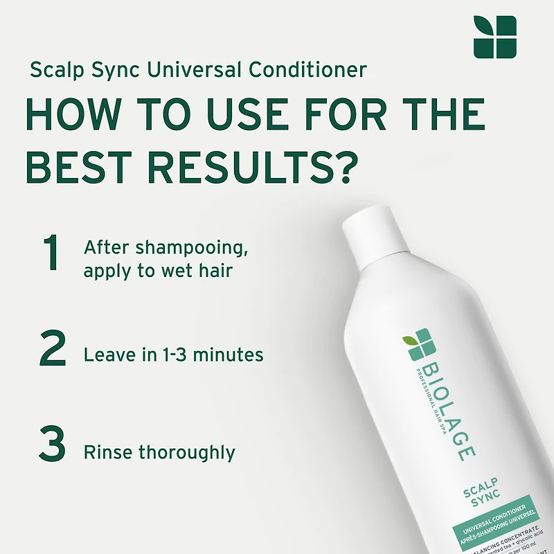 BIOLAGE Scalp Sync Universal Conditioner for Balance
