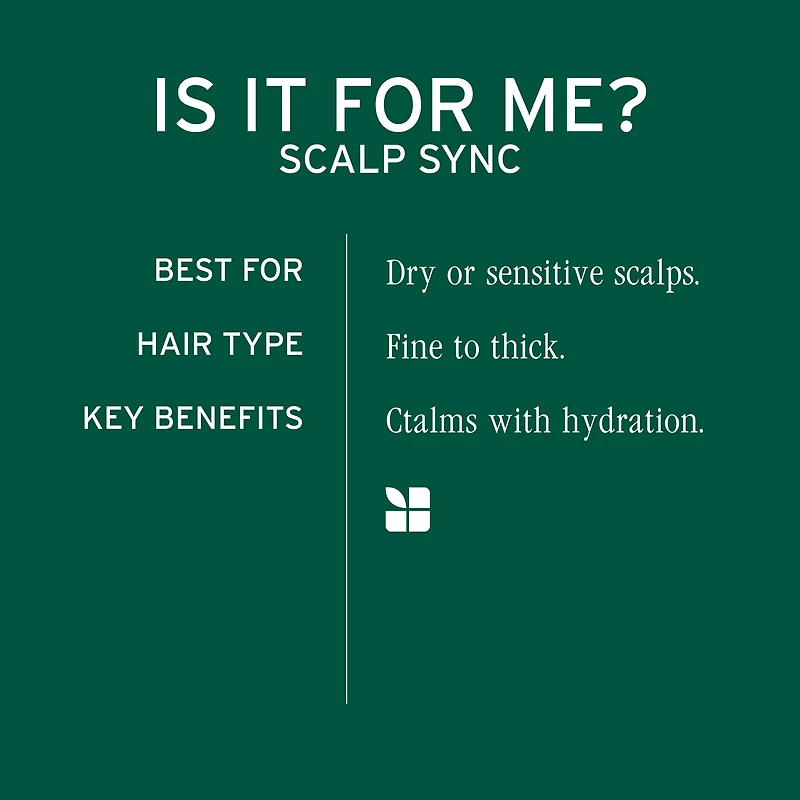 BIOLAGE Scalp Sync Calming Shampoo for Dry or Sensitive