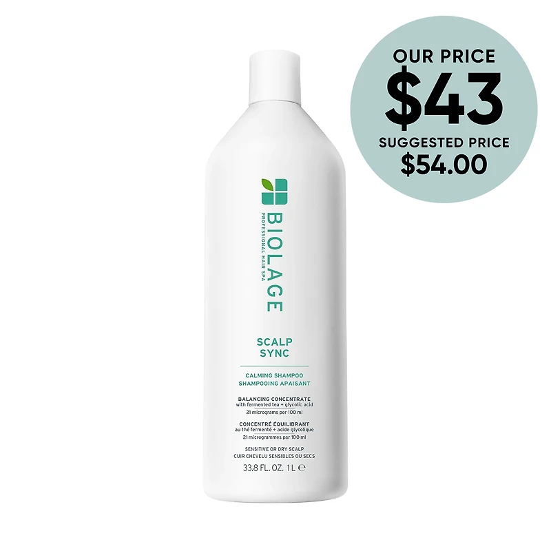 BIOLAGE Scalp Sync Calming Shampoo for Dry or Sensitive