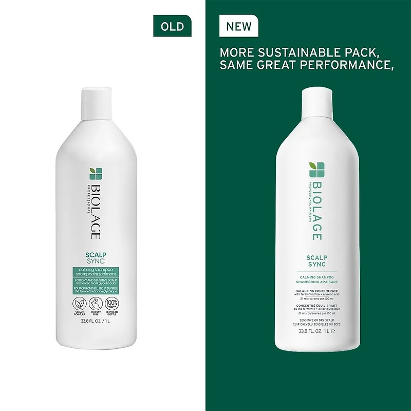 BIOLAGE Scalp Sync Calming Shampoo for Dry or Sensitive