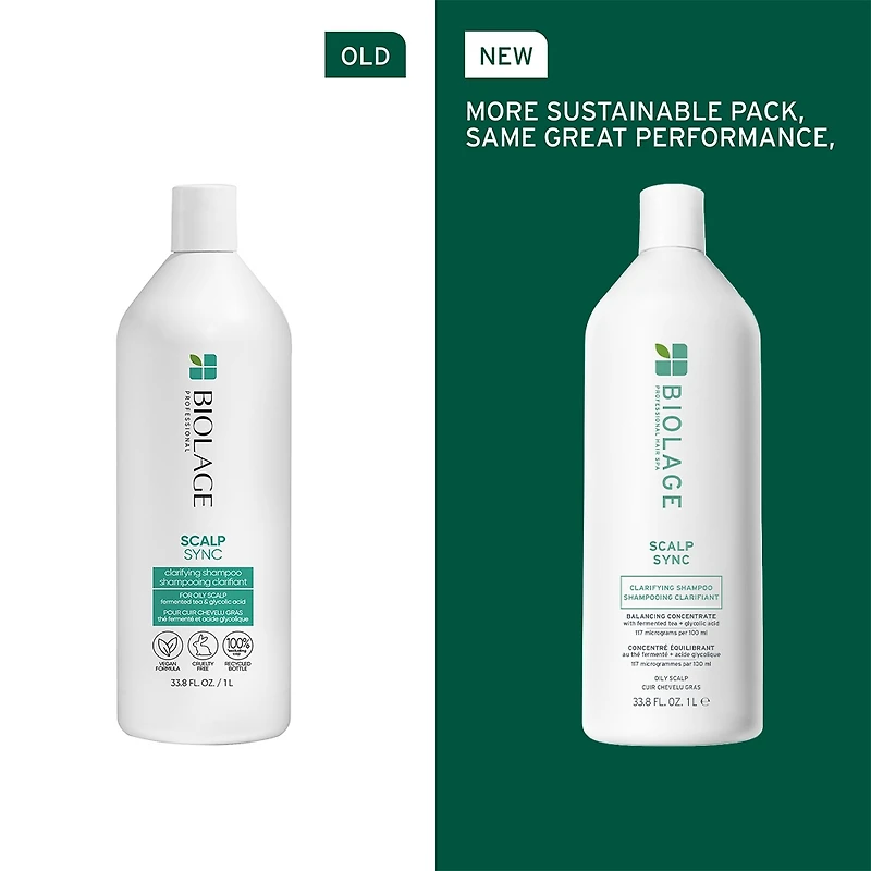 BIOLAGE Scalp Sync Clarifying Shampoo for Oily