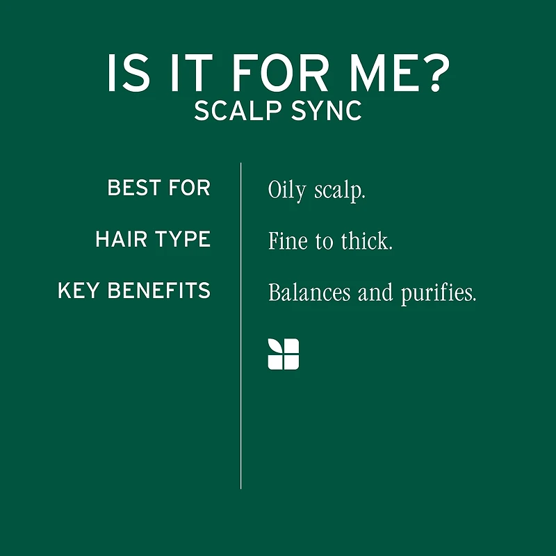 BIOLAGE Scalp Sync Clarifying Shampoo for Oily