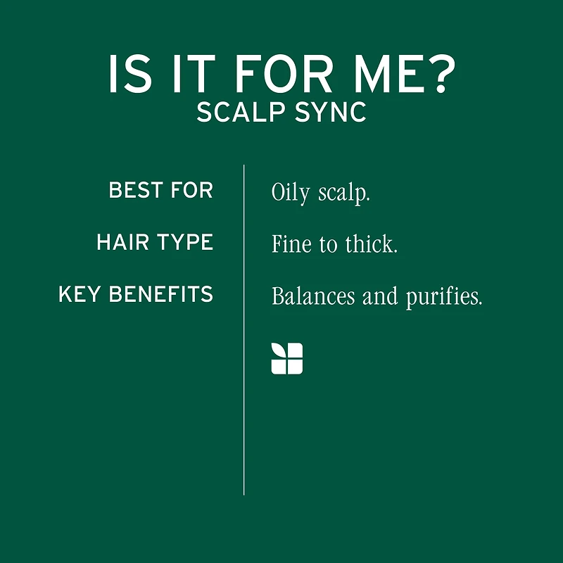 BIOLAGE Scalp Sync Clarifying Shampoo for Oily