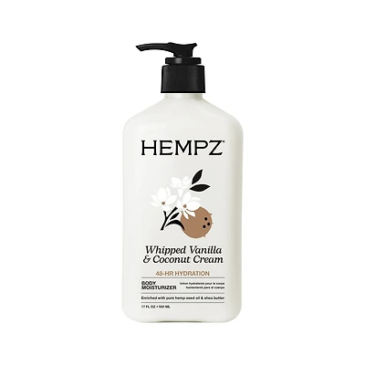 HEMPZ Whipped Vanilla Coconut Cream Herbal Body Moisturizer