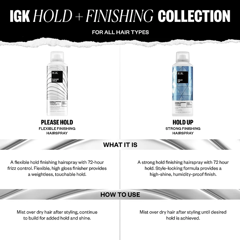IGK Please Hold Flexible Finishing Hairspray