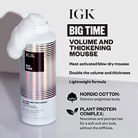 IGK Big Time Volume & Thickening Mousse