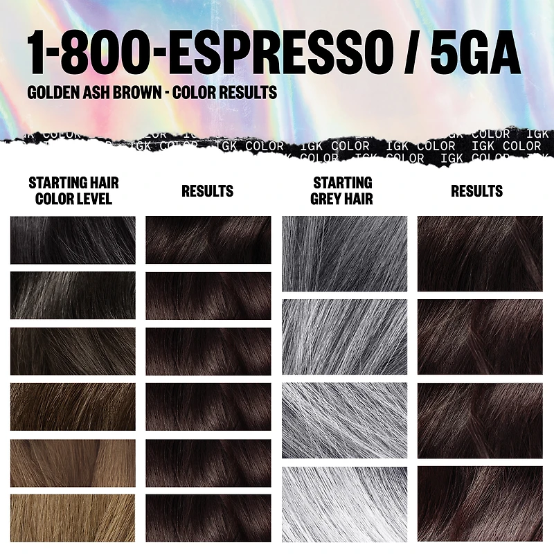 IGK Permanent Color Kit 1-800-Espresso