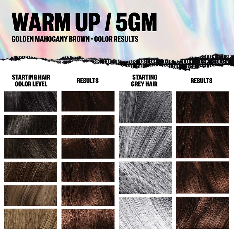 IGK Permanent Color Kit Warm Up