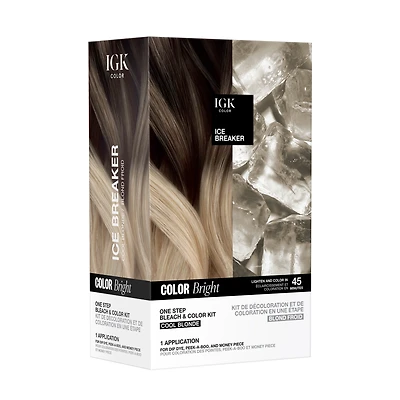IGK Color Bright One Step Bleach & Color Kit: Ice Breaker