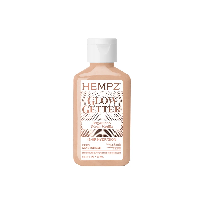 HEMPZ Glow Getter Bergamont & Warm Vanilla Herbal Body Moisturizer