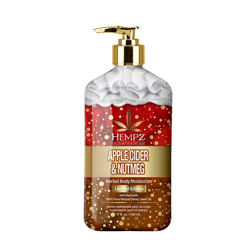 CLEARANCE HEMPZ Apple Cider & Nutmeg Herbal Body Moisturizer