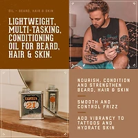 18.21 Man Made Beard, Hair & Skin Noble Oud