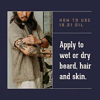 18.21 Man Made Beard, Hair & Skin Absolute Mahogany