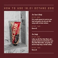 18.21 Man Made Octane 200 Scrub Sweet Tobacco