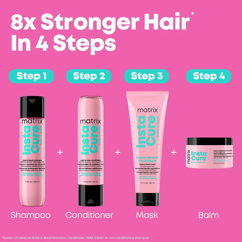 MATRIX Instacure Build-A-Bond Mighty Bonds Shampoo for Very Damaged Hair