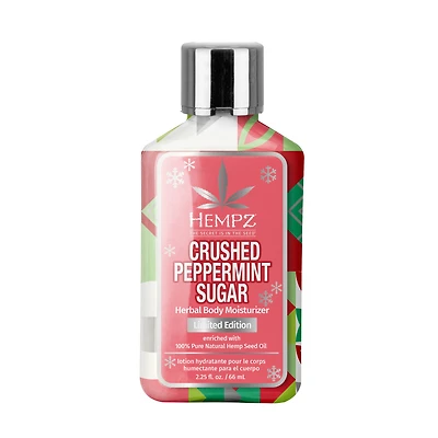 CLEARANCE HEMPZ Crushed Peppermint Sugar Herbal Body Moisturizer