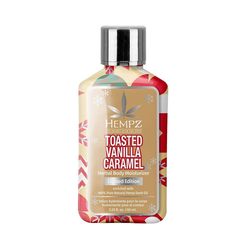 CLEARANCE HEMPZ Toasted Vanilla Caramel Herbal Body Moisturizer