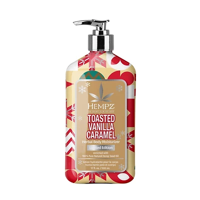 CLEARANCE HEMPZ Toasted Vanilla Caramel Herbal Body Moisturizer