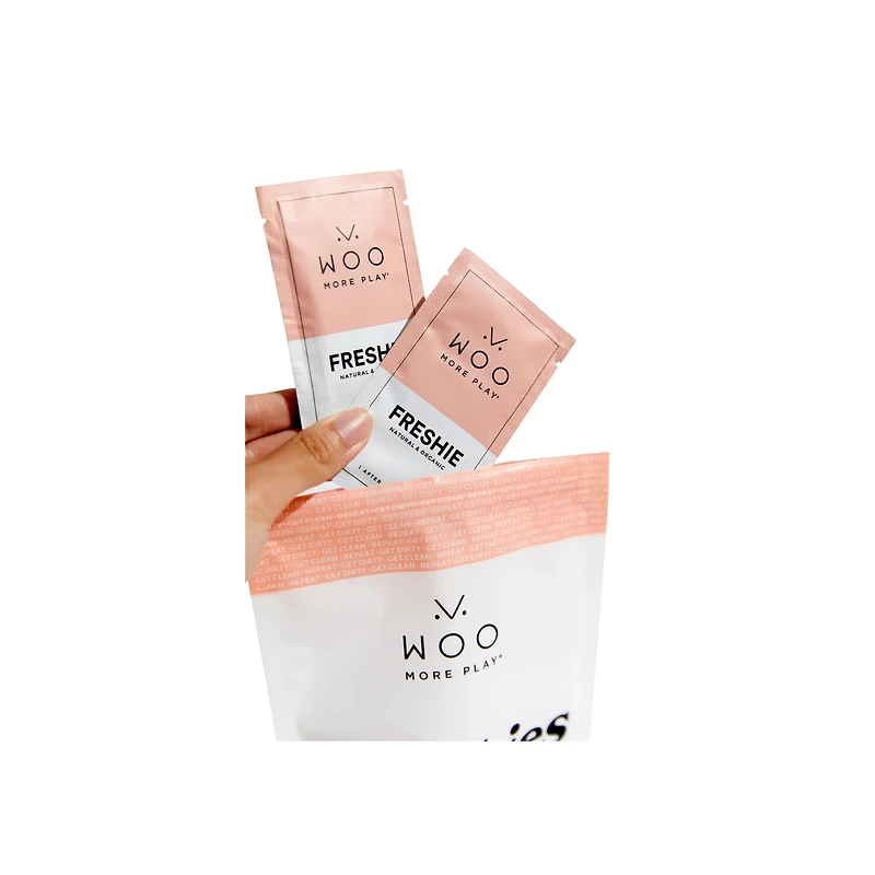 CLEARANCE WOO MORE PLAY Freshies Feminine Wipes