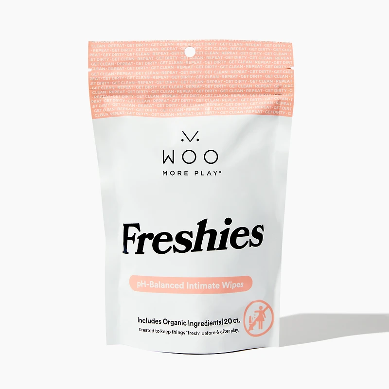 CLEARANCE WOO MORE PLAY Freshies Feminine Wipes