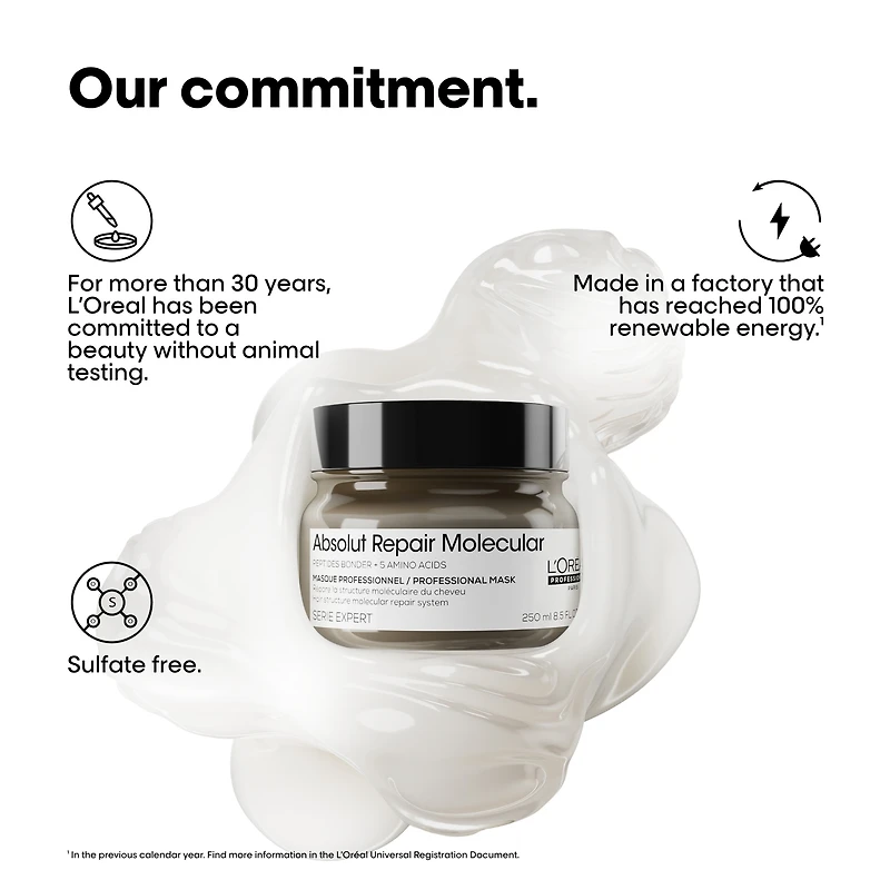 L'OREAL PROFESSIONNEL Absolut Repair Molecular Rinse-Off Mask for Damaged Hair