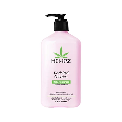 HEMPZ Dark Red Cherries Herbal Body Moisturizer