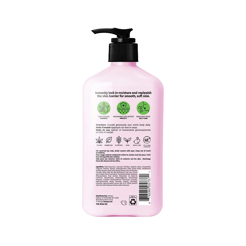 HEMPZ Dark Red Cherries Herbal Body Moisturizer