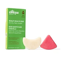 ETHIQUE BEAUTY Scalp Health Solid Shampoo & Everyday Shine Solid Conditioner Mini Duo