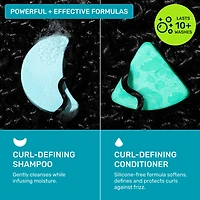 ETHIQUE BEAUTY Curl-Defining Solid Shampoo & Conditioner Mini Duo
