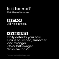L'OREAL PROFESSIONNEL Metal Detox Sulfate-Free Shampoo for Damaged Hair & Breakage