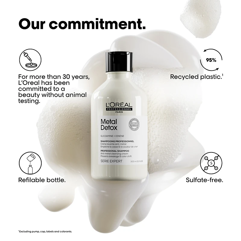 L'OREAL PROFESSIONNEL Metal Detox Sulfate-Free Shampoo for Damaged Hair & Breakage