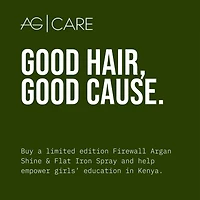 AG CARE Firewall Argan Shine & Flat Iron Spray OGC Limited Edition