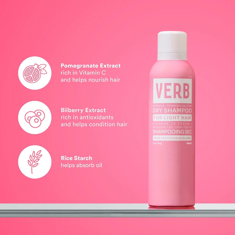VERB Dry Shampoo Light Tones Jumbo Size