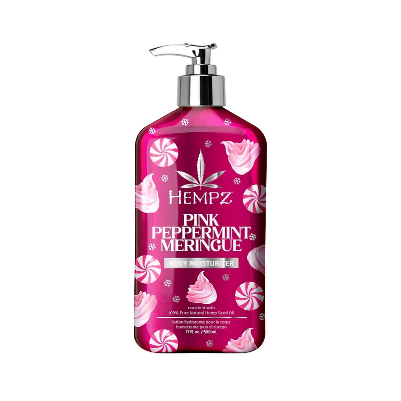 HEMPZ Limited Edition Pink Peppermint Meringue Body Moisturizer