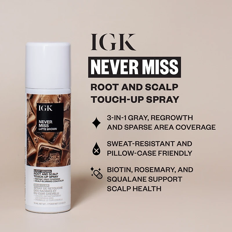 IGK Never Miss Root & Scalp Touch Up Spray