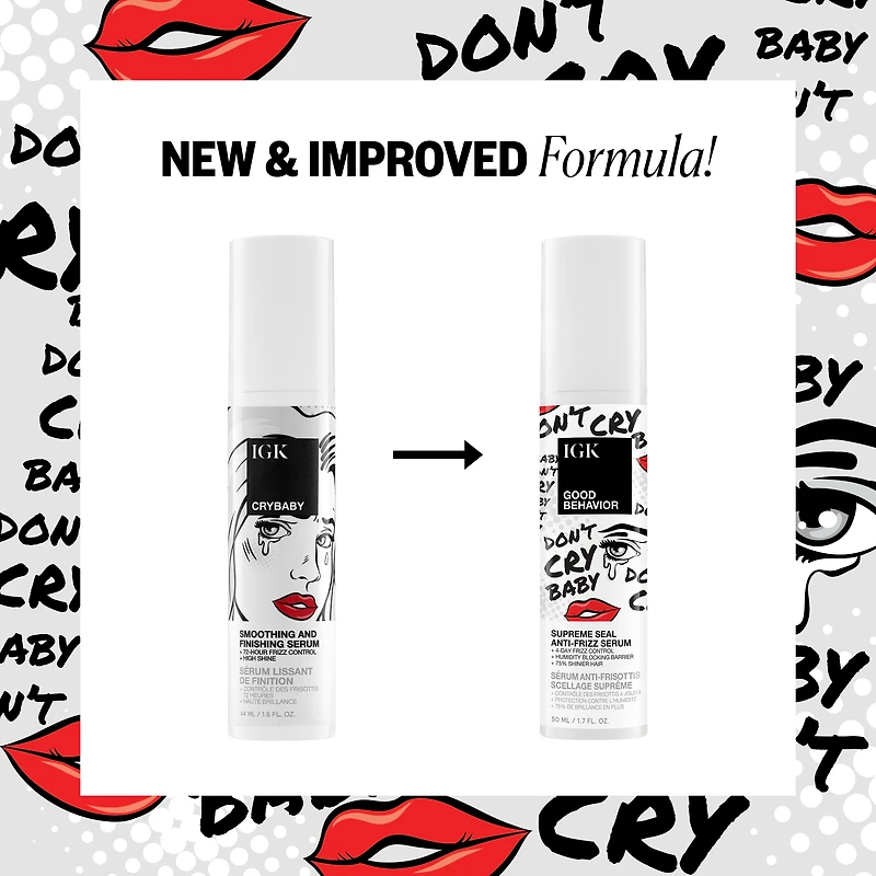 IGK Good Behavior Supreme Seal Anti-Frizz Serum