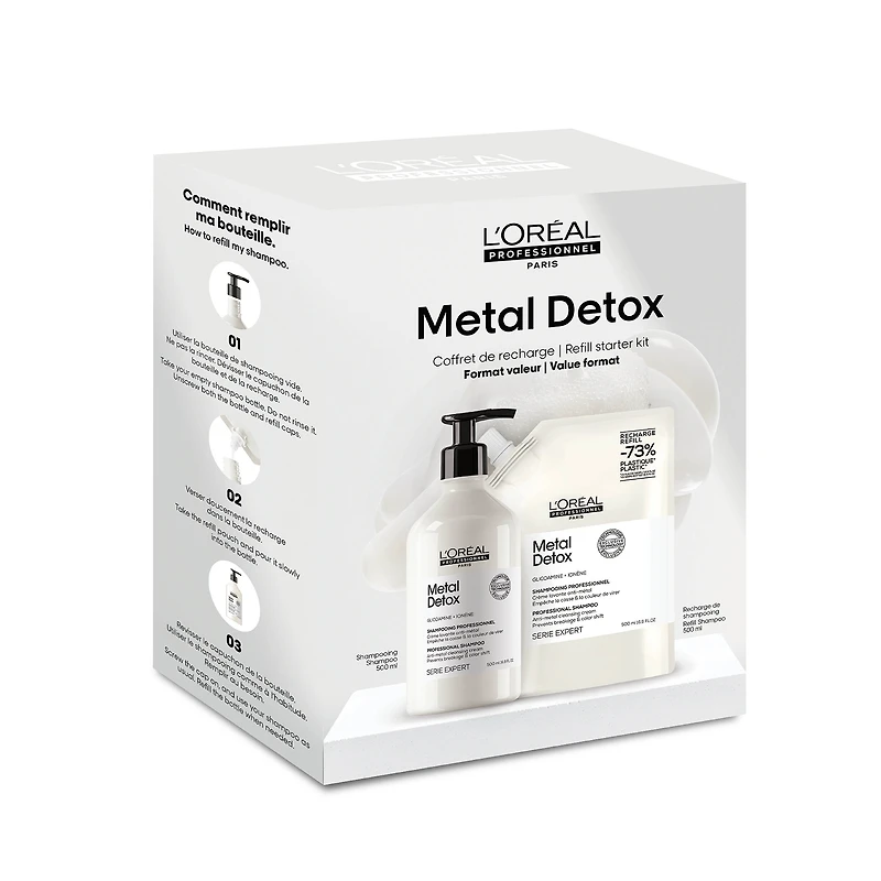 L'OREAL PROFESSIONNEL Metal Detox Shampoo Refill Kit