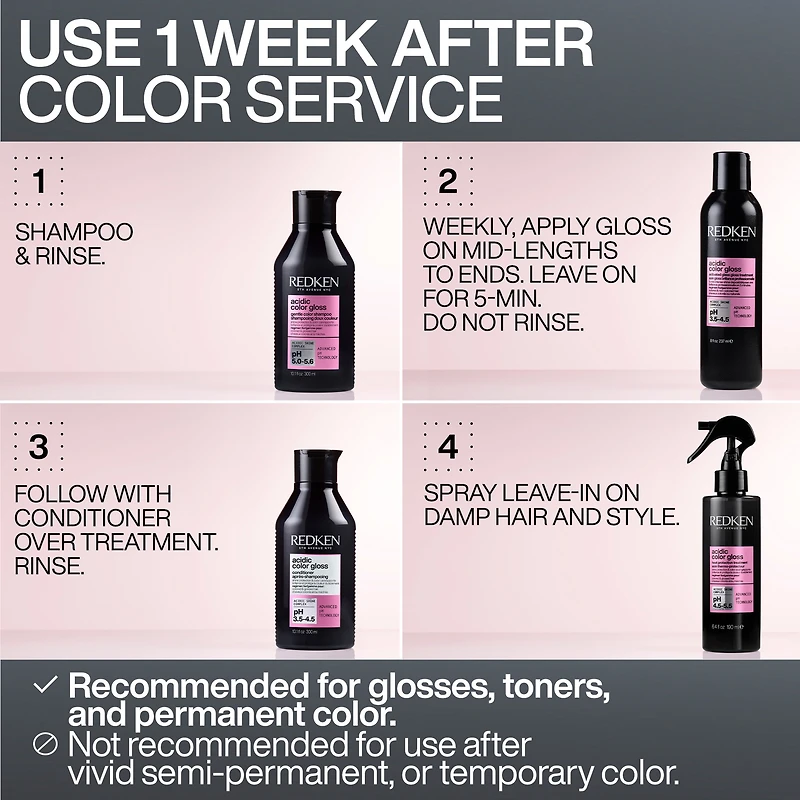 REDKEN Acidic Color Gloss Sulfate-Free Conditioner