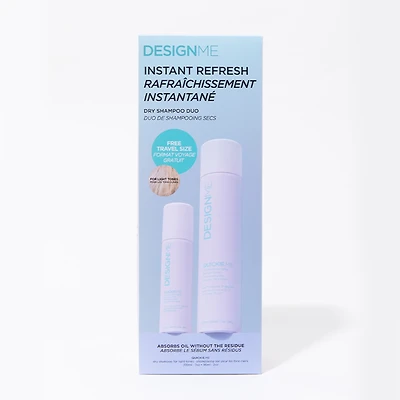 DESIGNME Quickie.Me Instant Refresh Dry Shampoo Duo - Light Tones