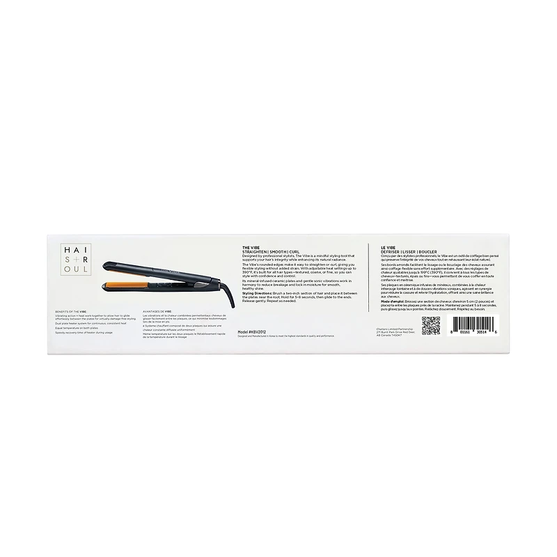HAIR + SOUL The Vibe Styling Iron