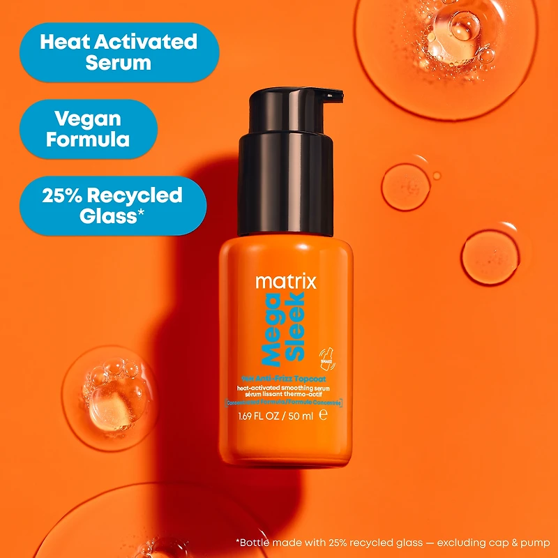 MATRIX Mega Sleek 96H Anti-Frizz Topcoat Serum