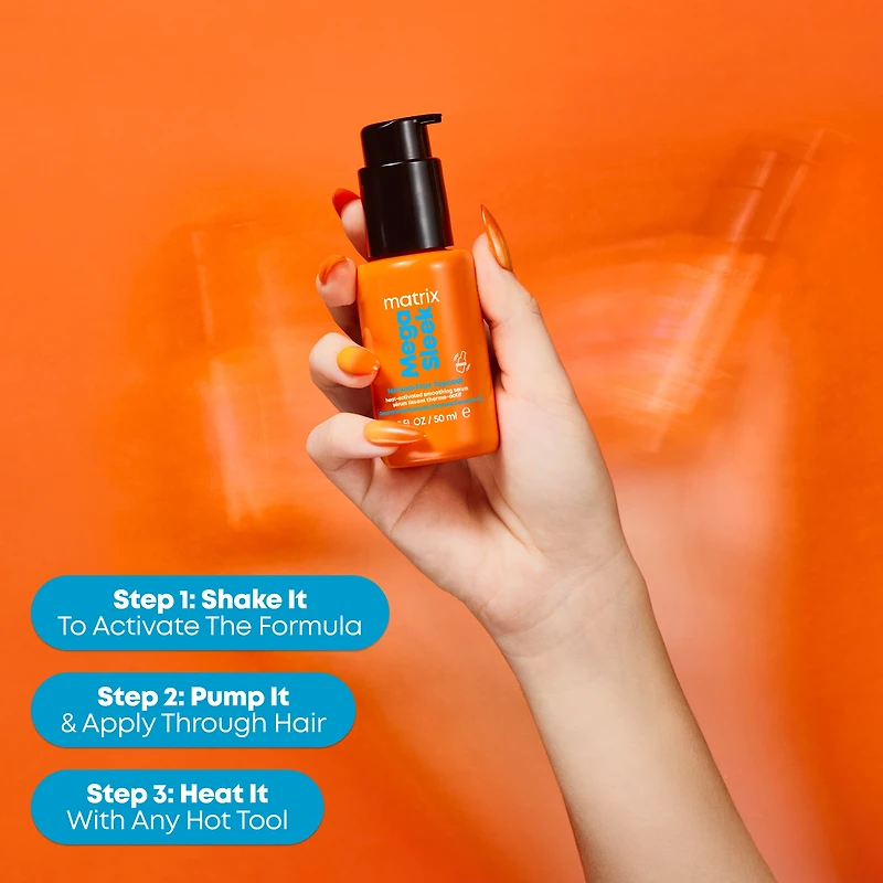 MATRIX Mega Sleek 96H Anti-Frizz Topcoat Serum
