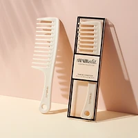 THE HAIR EDIT Tame & Condition Detangling Comb - Bone