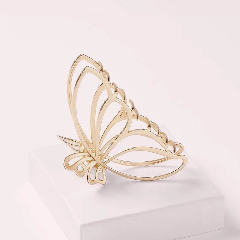 THE HAIR EDIT Gilded Wing Butterfly Claw Clip