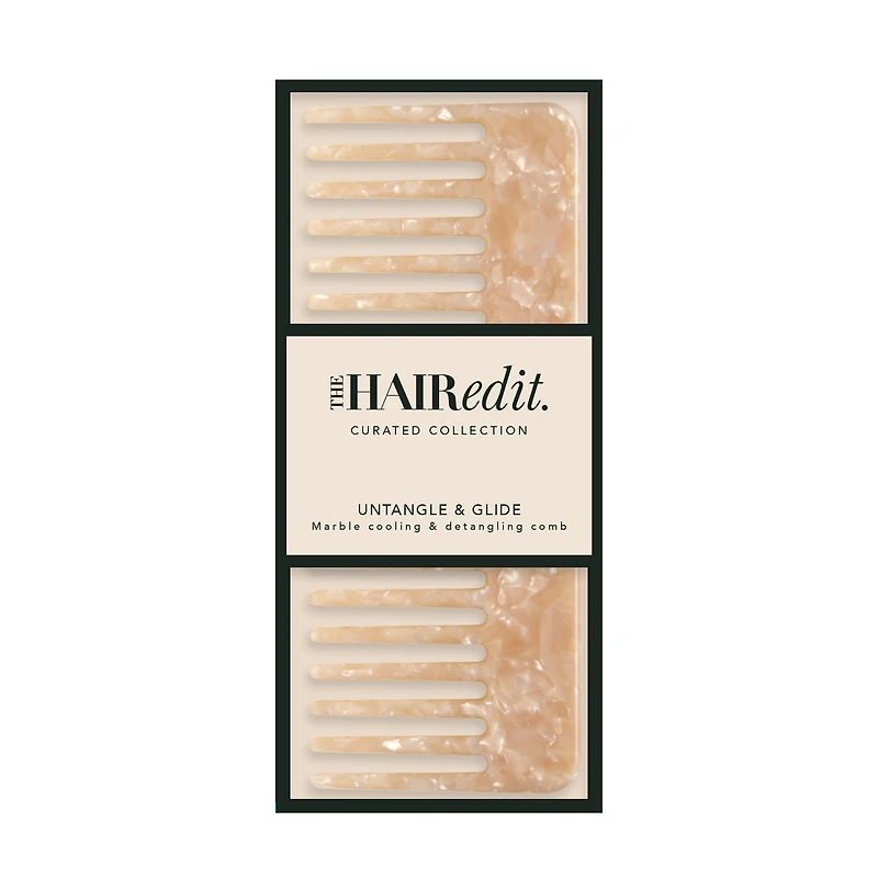 THE HAIR EDIT Untangle & Glide Wide-Tooth Detangling Comb