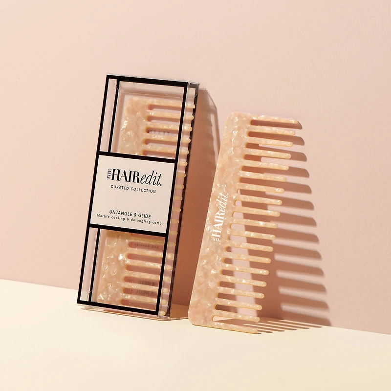 THE HAIR EDIT Untangle & Glide Wide-Tooth Detangling Comb
