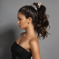 THE HAIR EDIT Grand Ruched Ribbon Scrunchies Set
